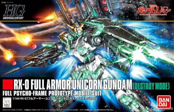 HG Full Armor Unicorn Gundam Destroy Mode