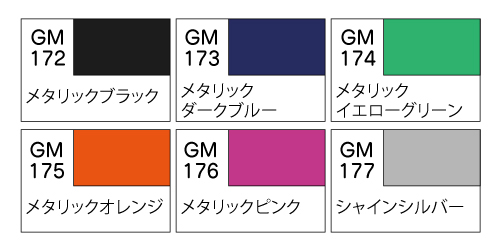 Gundam Marker Metallic Set 2