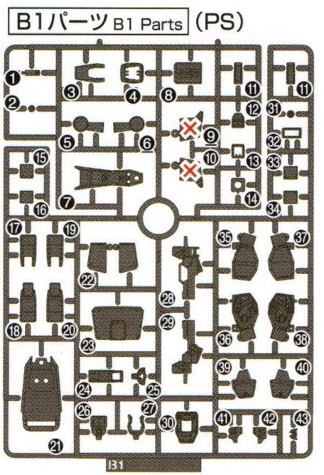 HG Gundam Ground Urban Combat Type B1-34