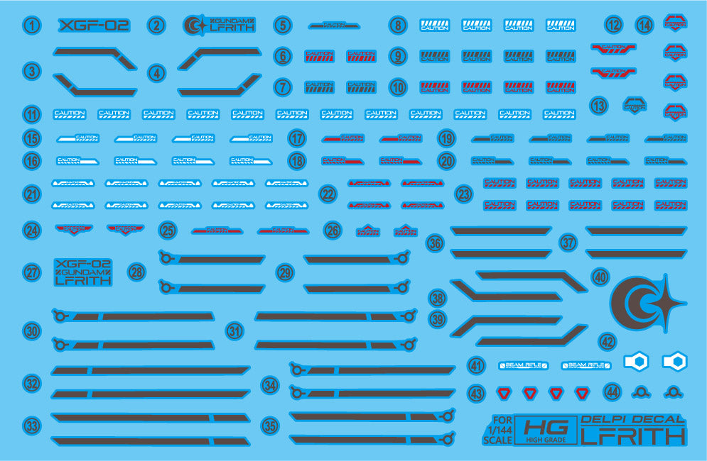 Delpi Decal HG Witch from Mercury LFRITH Normal – Odins Mecha Parts and ...